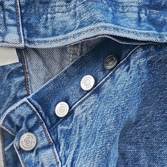 REFORMATION Cuff Jean Shorts Sz. 24 - Picture 3 of 4